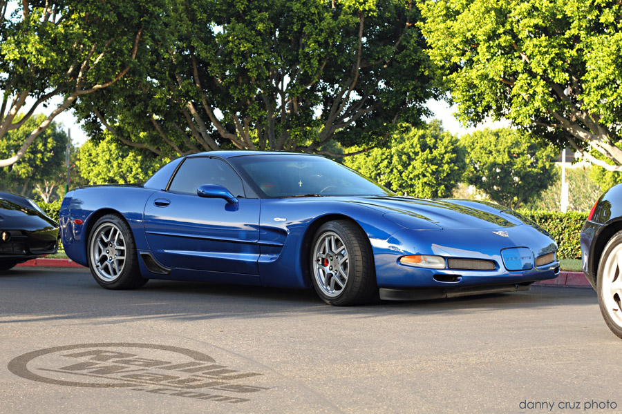 Corvette C5 Z06 in Electron Blue at Cars and Coffee Irvine. 