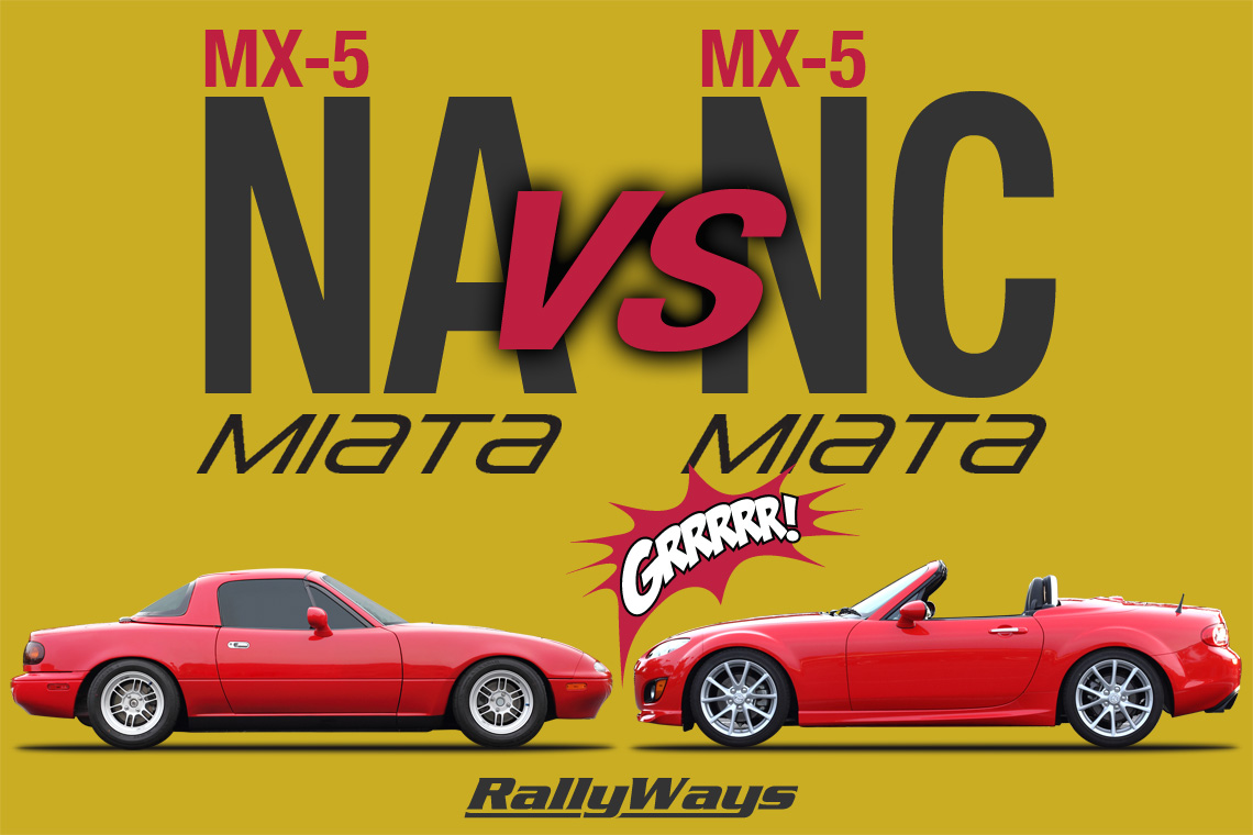 Mazda MX-5 NA Miata vs NC Miata Generation Match Up