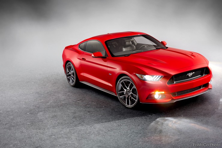2015 Red Ford Mustang