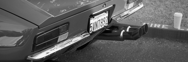 DeTomaso Pantera in Black and White