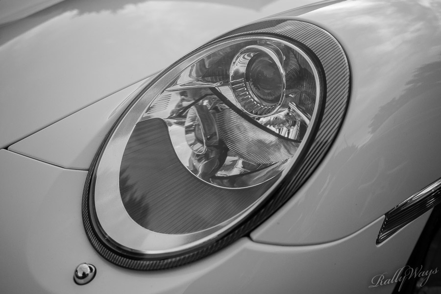 Porsche 997 Headlight Close Up