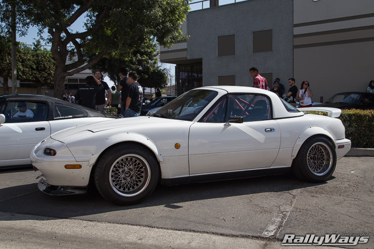 Project G Miata with Cage and Hardtop
