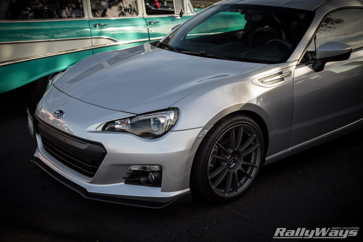 Silver Subaru BRZ Front End at Cbad Cars