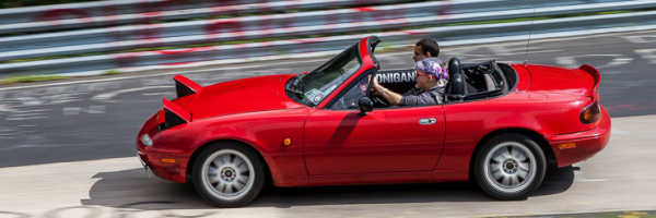 Mazda Miata at the Nürburgring