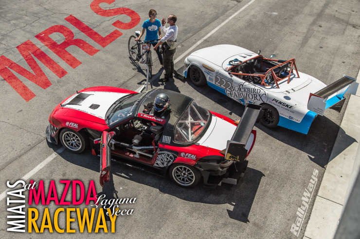 Miatas at Mazda Raceway Laguna Seca 2014