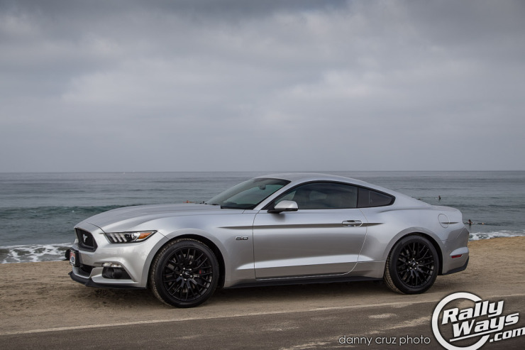 S550 Mustang at the Beach