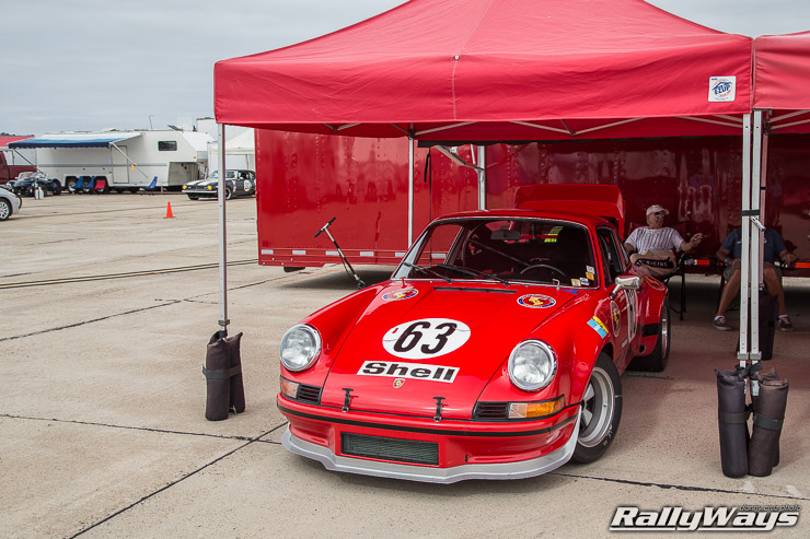 Ranson Webster 1973 Porsche 911 RSR at Coronado Speed Festival 2014.