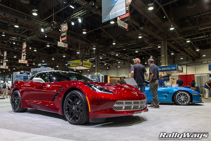 C7 Vette at the GM Booth