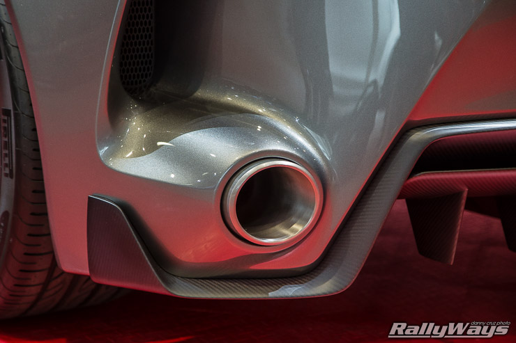Toyota FT-1 Concept Car SEMA 2014 Tail Pipe