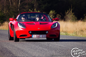 Ardent Red Lotus Elise in Belgium