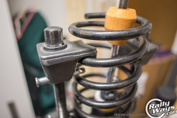 Compressing Coil Springs for Suspension Work