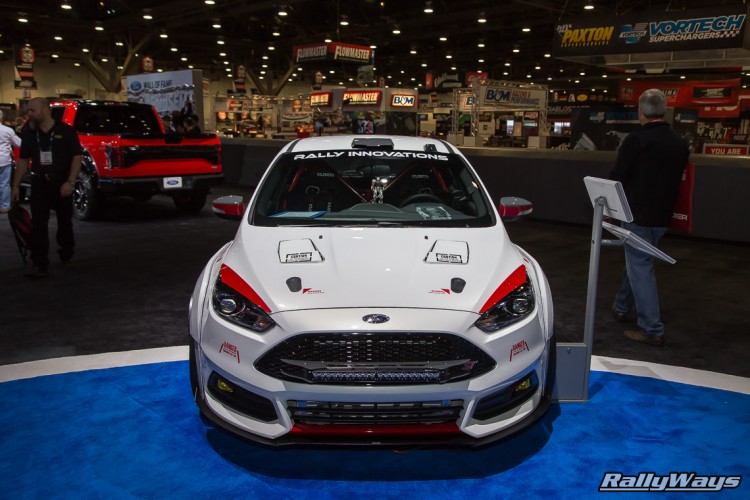 Rally Innovations Focus ST SEMA 2015 Ford Booth Vehicle