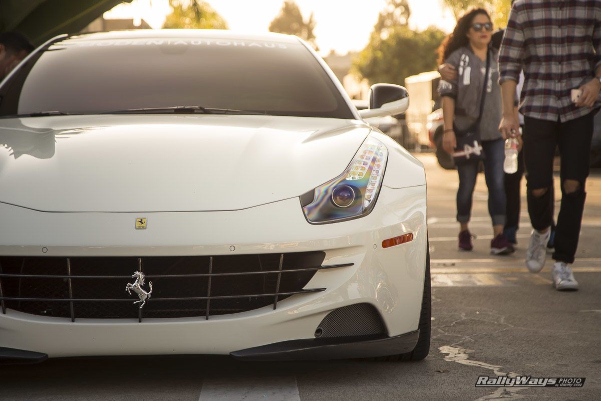 White Ferrari FF
