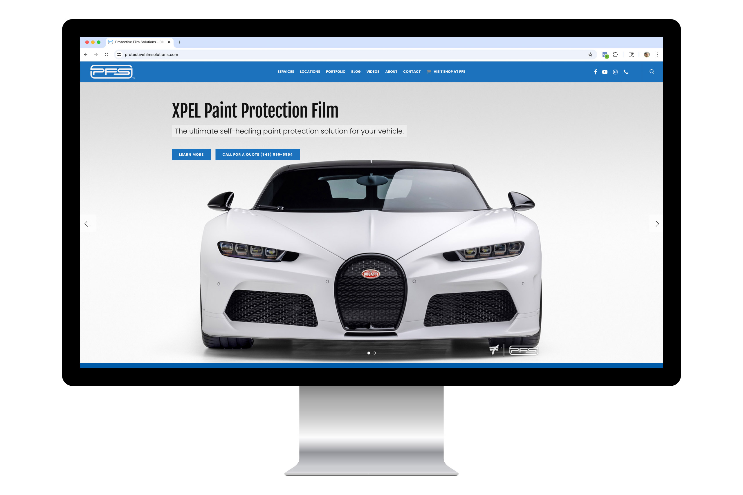 Protective Film Solutions Website by RallyWays